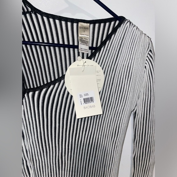 New! BAOBAB Ima Black and White Cut Out Maxi Dress 🖤 Small NWT! - Picture 15 of 16